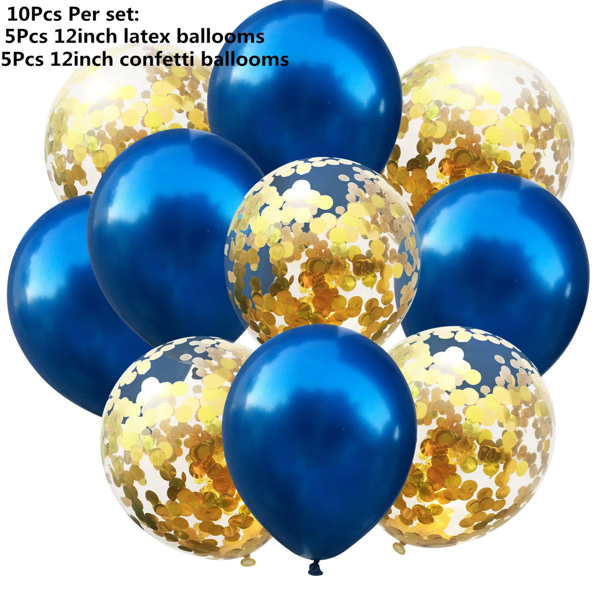 ミックスメタリックバルーンセット 10/14個