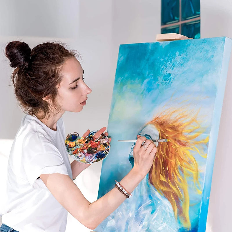 24本入りナイロン毛 水彩用絵筆セット