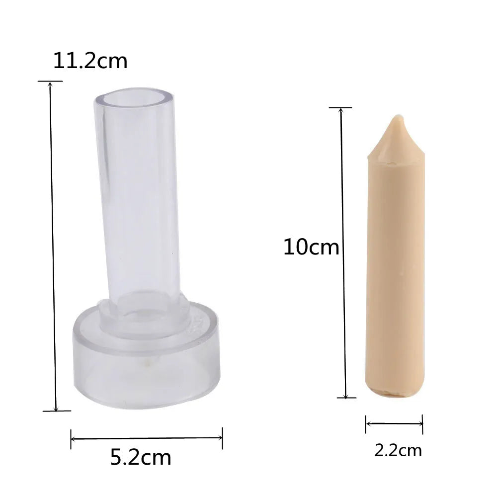 クラフト・DIY用|ハンドメイドキャンドル用 教会風円柱型