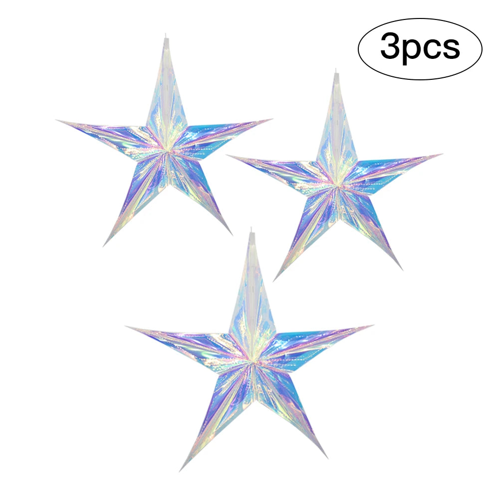 オーロラカラー天井飾り吊り下げセット・パーティー・イベント用デコレーションアイテム