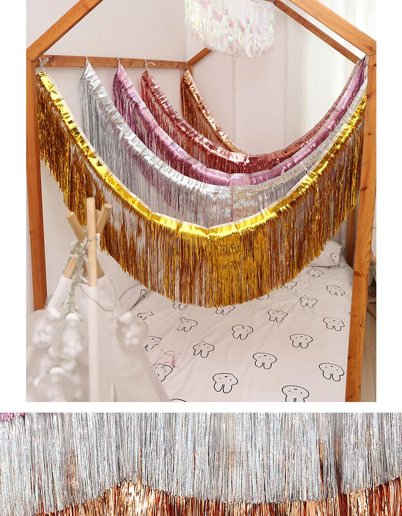 クリスマスガーランド|イベント・クリスマス装飾|プレミアムホイルガーランド2M 4層デコレーション