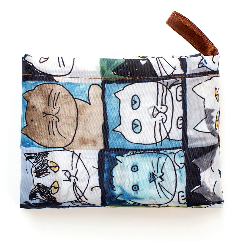 |ノベルティ用品 | コンパクト収納 プリントエコバッグ | 65cm×55c