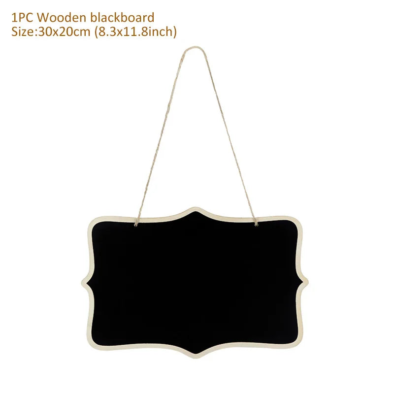 木製ミニ黒板 ウェディング・パーティーデコレーション