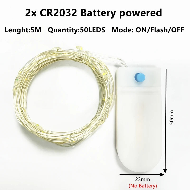 ドレープライト|イベント・クリスマス装飾|LEDストリングライト 銅線(1〜10m )