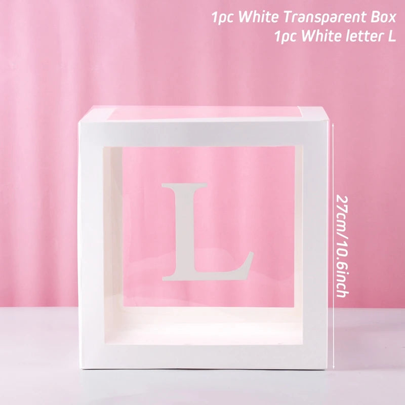 【イベント用デコレーションアイテム】レターバルーンボックス (A~Z)