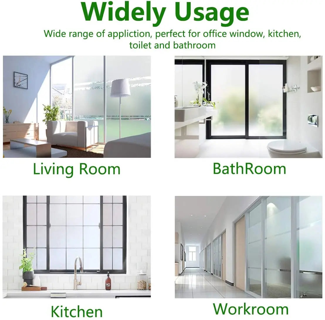 【紫外線カット96%!】すりガラス風ガラスフィルム