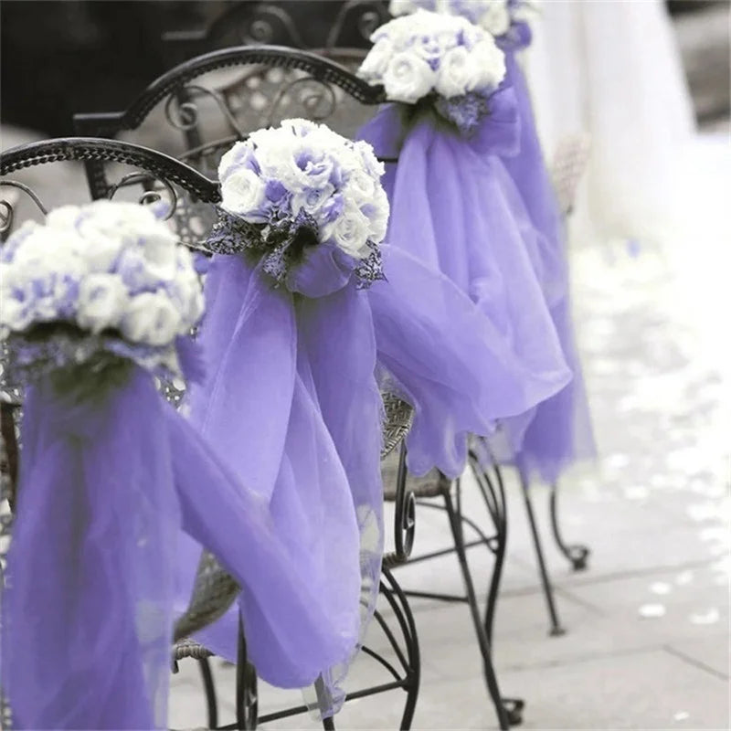 インテリア・パーティ装飾 | オーガンジー生地 | 全長5m/10m 豊富なカラー