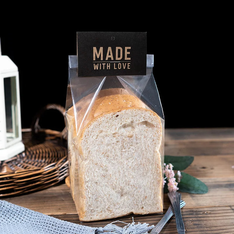 |イベント・ノベルティ用品 |自立式トースト袋・持ち手タグ 50枚セット