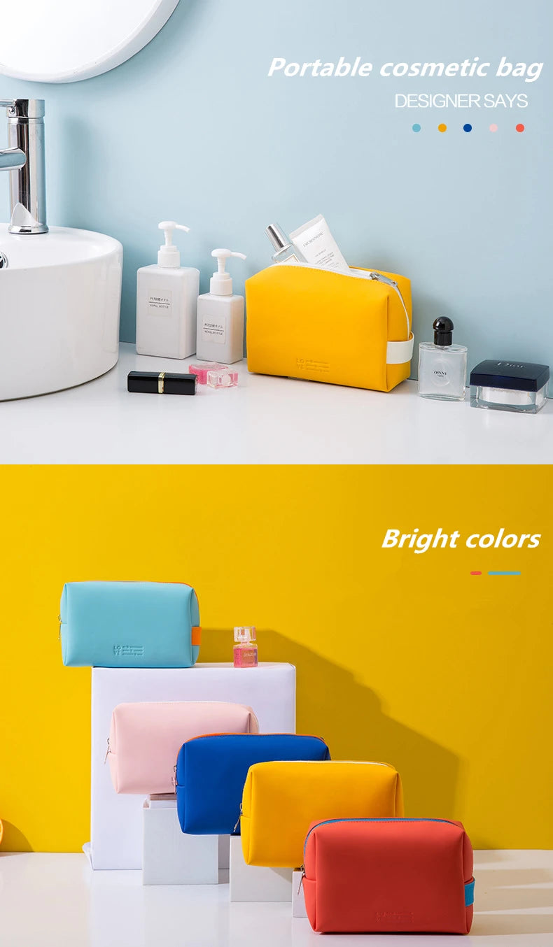 |イベント・ノベルティ用品 | 防水 キャンディカラーコスメポーチ | W16.5×H11.5×D7cm