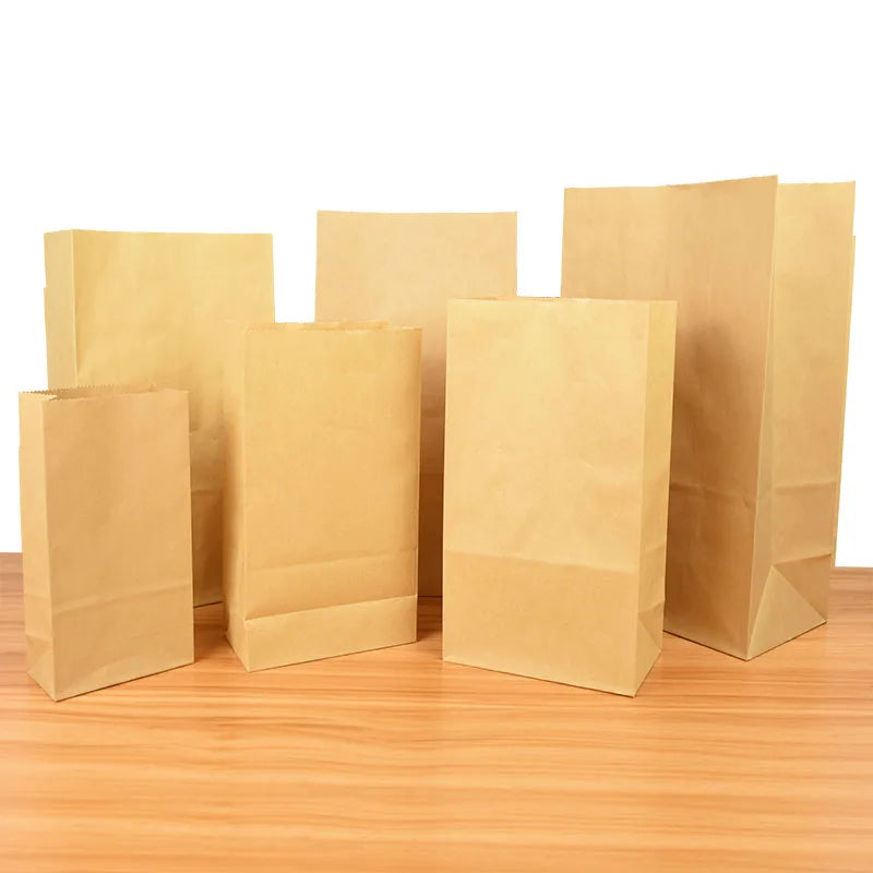|ノベルティ用品 | クラフト紙製 紙袋バッグ 10枚入