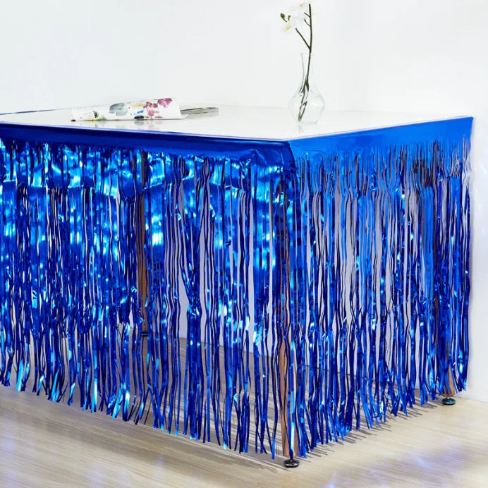 パーティー・インテリア用装飾 キラキラ!テーブル飾りカーテン 長さ1M 卓上用