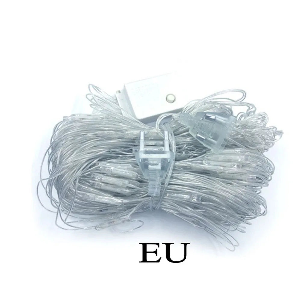 ドレープライト|イベント・クリスマス装飾|LEDクリスマスライト 屋外用ネットメッシュ(幅1.5M~12M)