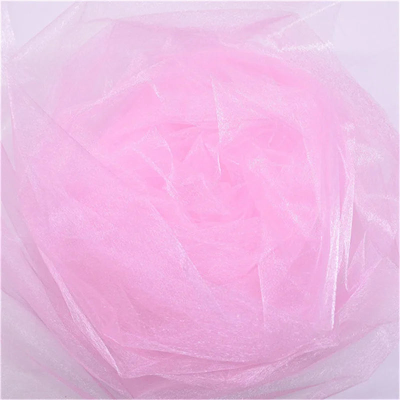 インテリア・パーティ装飾 | オーガンジー生地 | 全長5m/10m 豊富なカラー