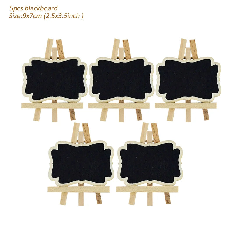 木製ミニ黒板 ウェディング・パーティーデコレーション