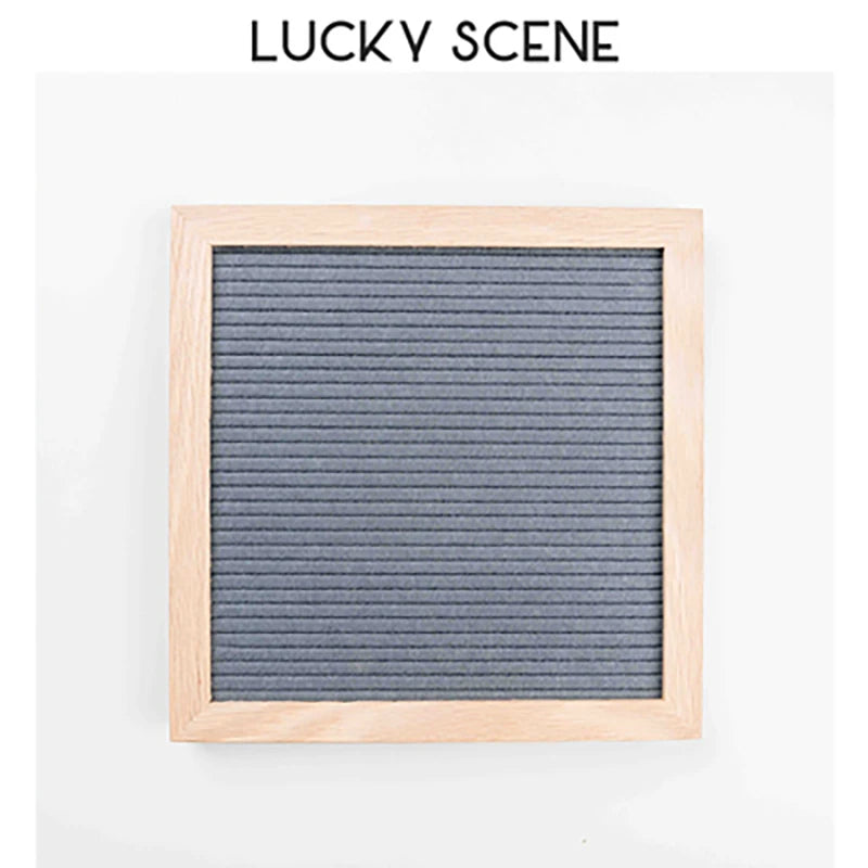 DIYフェルトメッセージボード 無垢材フレーム