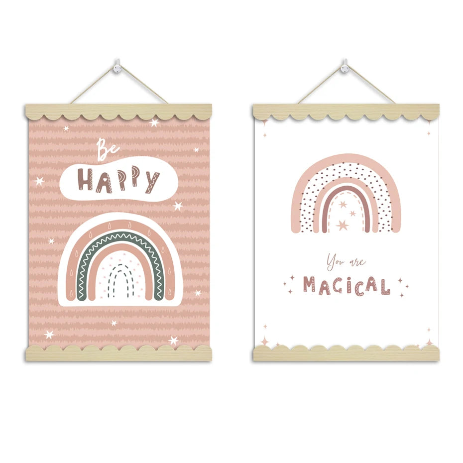 結婚式・インテリア装飾|パインウッドマグネットポスターハンガー