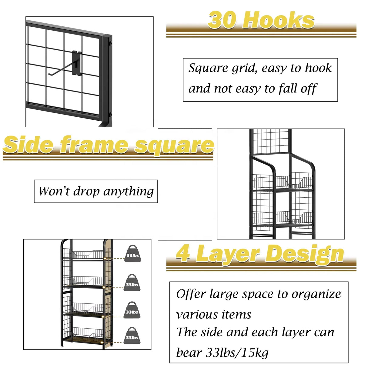 【コンビニ・スーパー用】ドリンク&スナックディスプレイラック