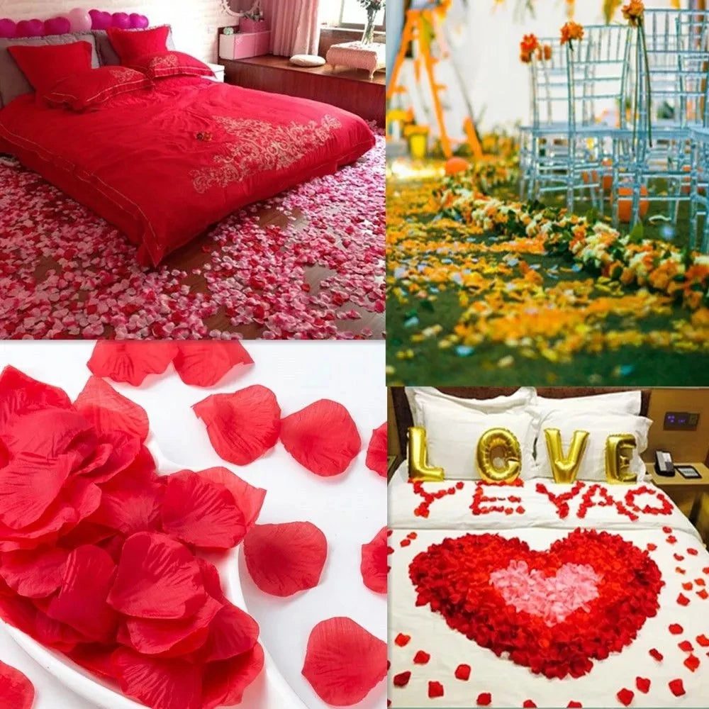 パーティー・イベント装飾|造花シルクローズ花びらセット( 1000個)