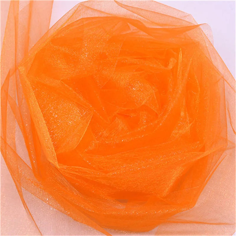 インテリア・パーティ装飾 | オーガンジー生地 | 全長5m/10m 豊富なカラー