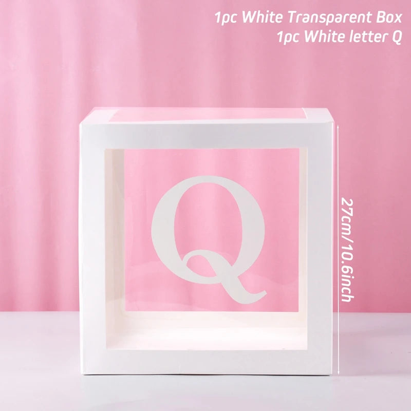 【イベント用デコレーションアイテム】レターバルーンボックス (A~Z)