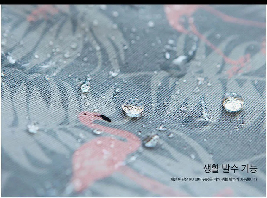 |イベント・ノベルティ用品 | 防水 フラミンゴ柄コスメバッグ | W18xH13xD9cm