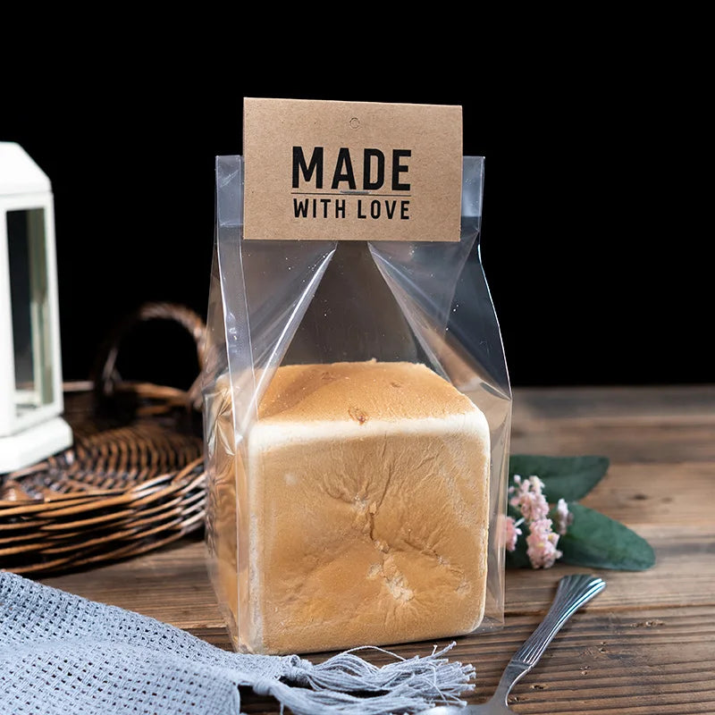 |イベント・ノベルティ用品 |自立式トースト袋・持ち手タグ 50枚セット