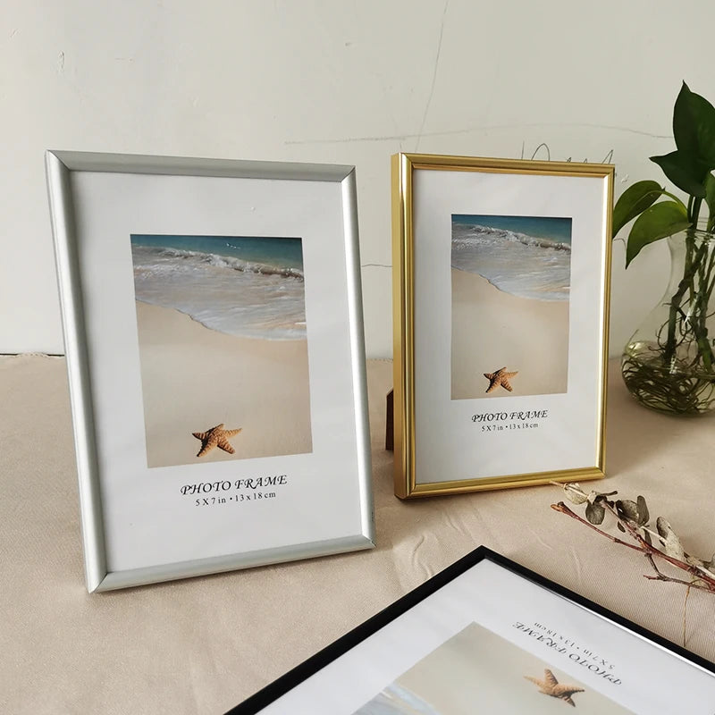 結婚式・インテリア装飾|壁掛け用アルミ製小型フォトフレーム