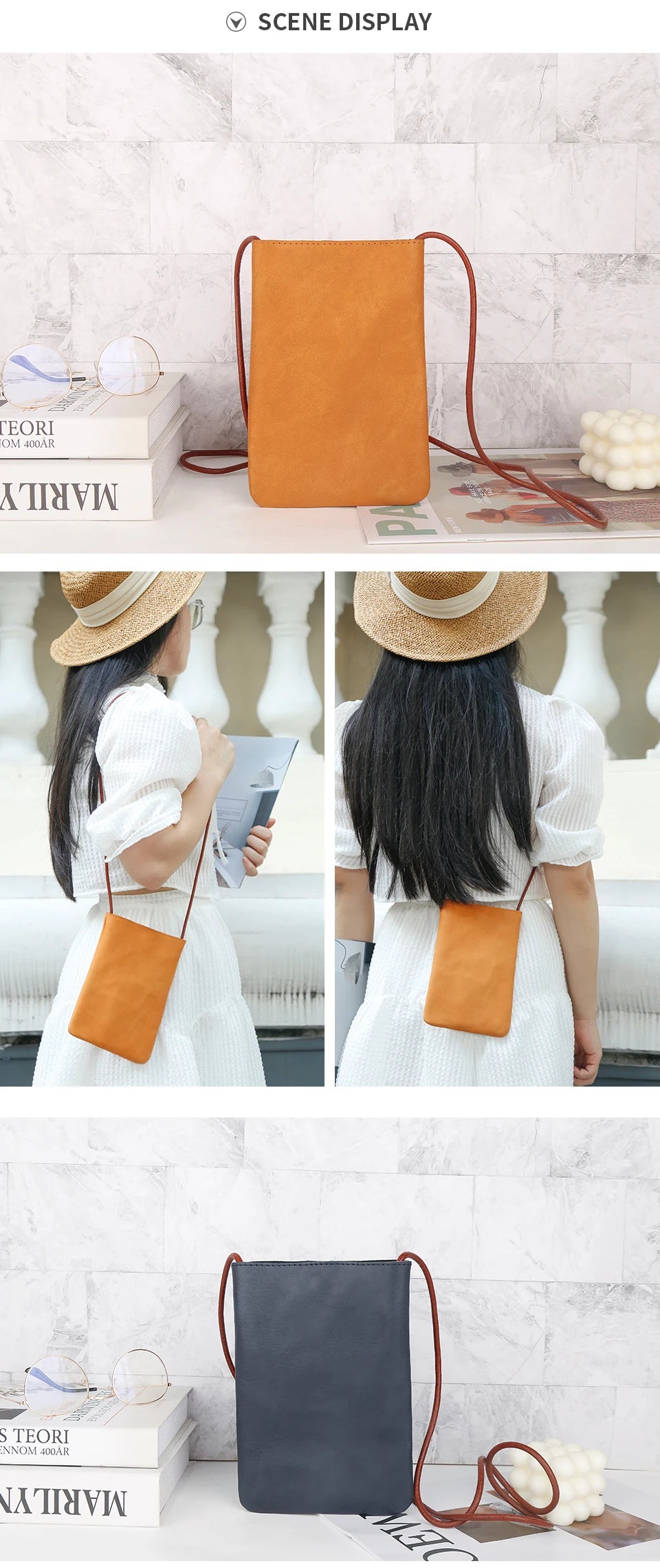 |イベント・ノベルティ用品 | 本革レディースショルダーバッグ |W13.8×H20.3×D1㎝