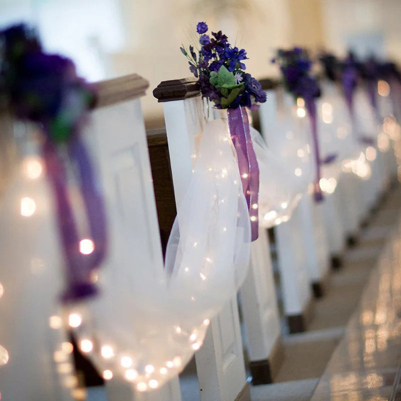 インテリア・パーティ装飾 | オーガンジー生地 | 全長5m/10m 豊富なカラー