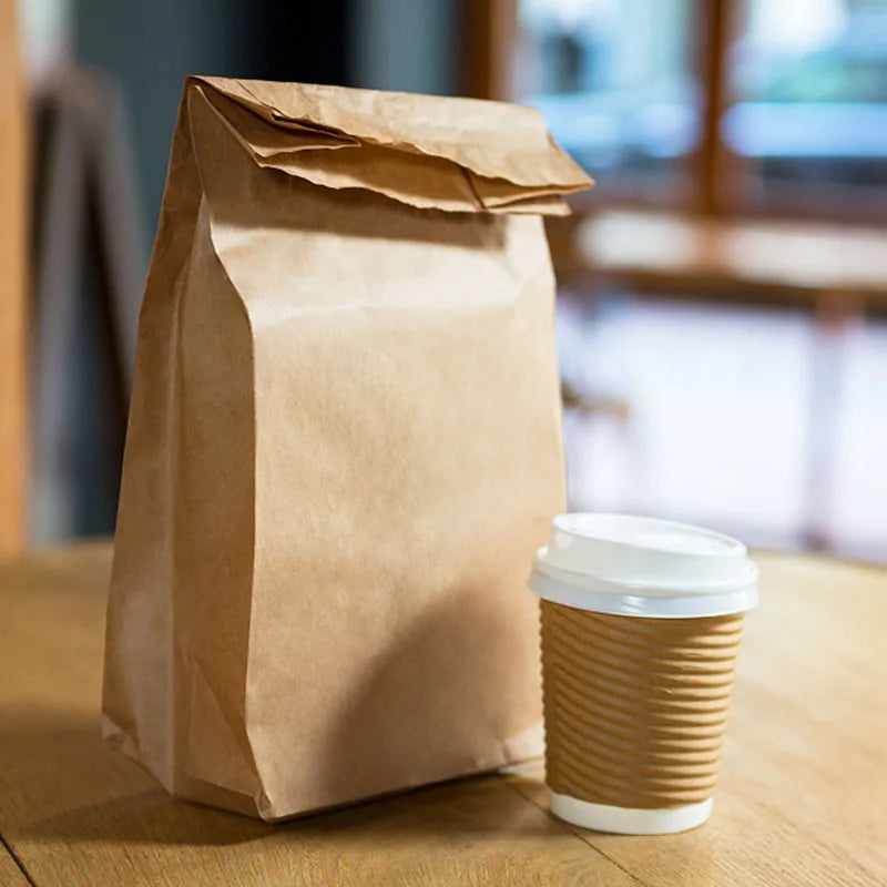 |ノベルティ用品 | クラフト紙製 紙袋バッグ 10枚入