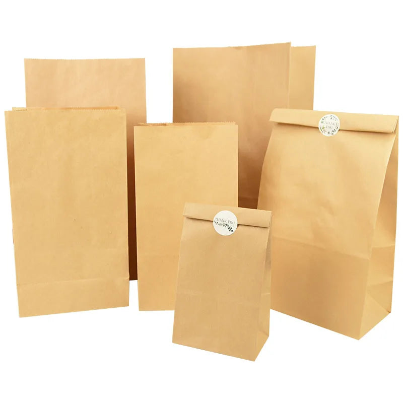 |ノベルティ用品 | クラフト紙製 紙袋バッグ 10枚入