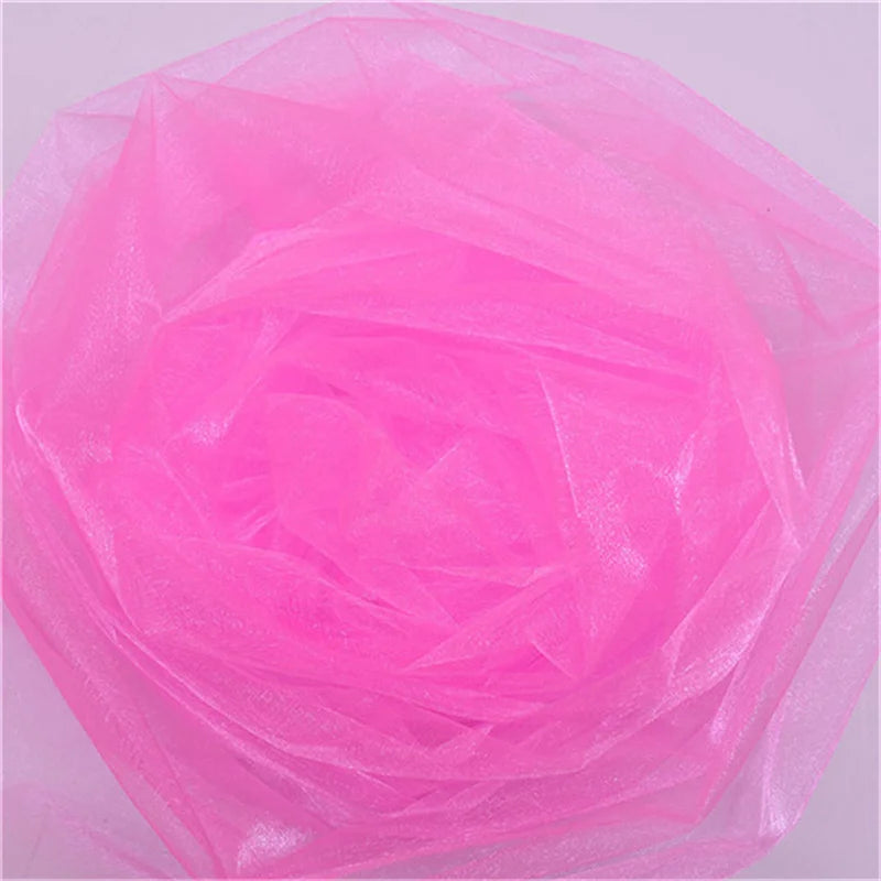 インテリア・パーティ装飾 | オーガンジー生地 | 全長5m/10m 豊富なカラー