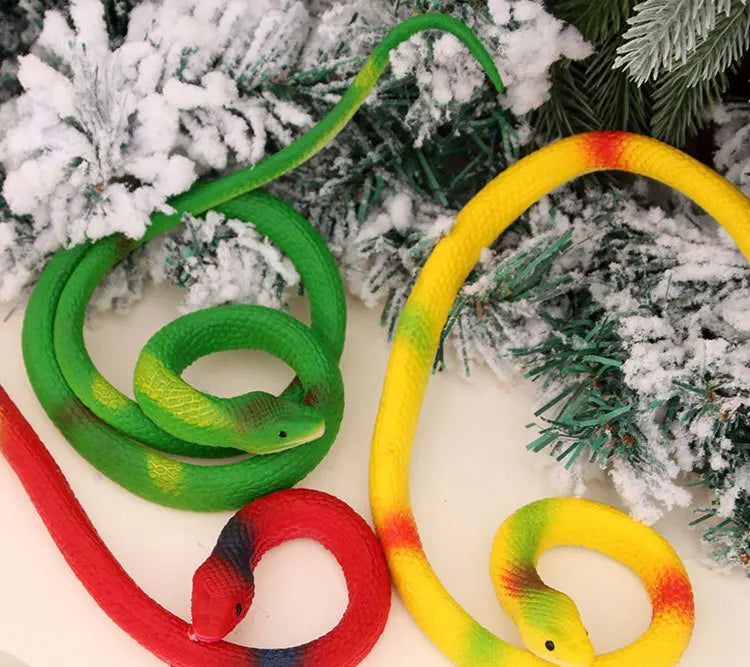 イベント・ハロウィングッズ|70cm ゴム製 模造ヘビ おもちゃ