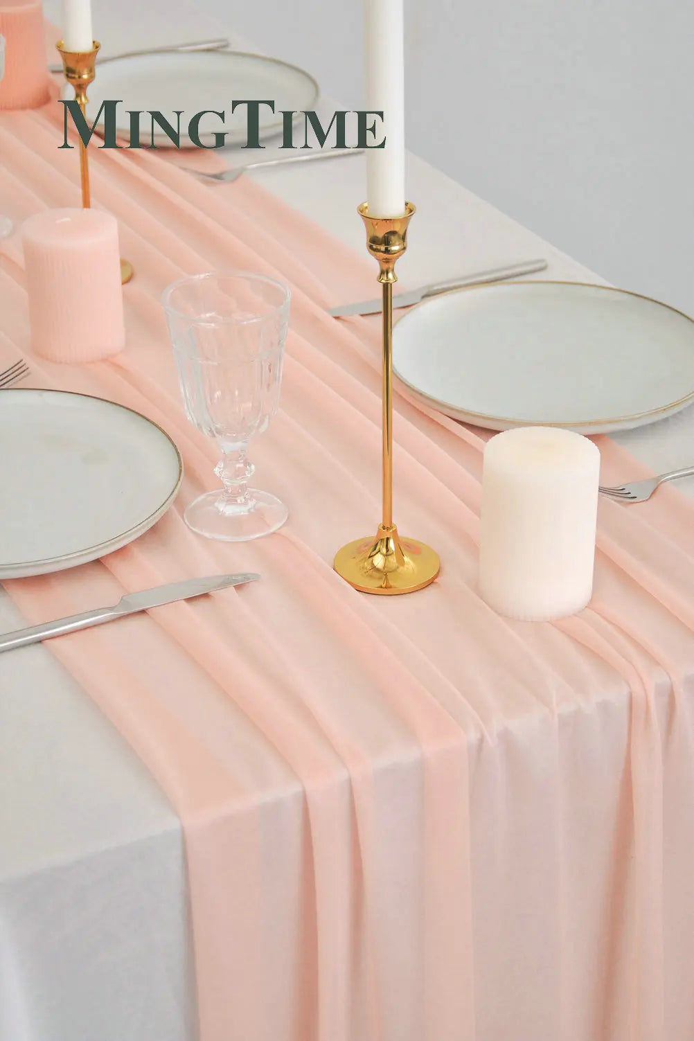 インテリア・パーティ装飾 | シフォン素材テーブルランナー | 2m/3.05m/4.26cm