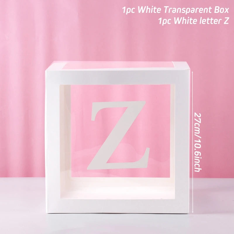 【イベント用デコレーションアイテム】レターバルーンボックス (A~Z)