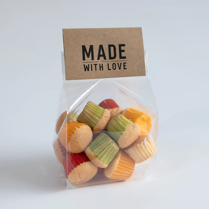 |イベント・ノベルティ用品 |自立式トースト袋・持ち手タグ 50枚セット