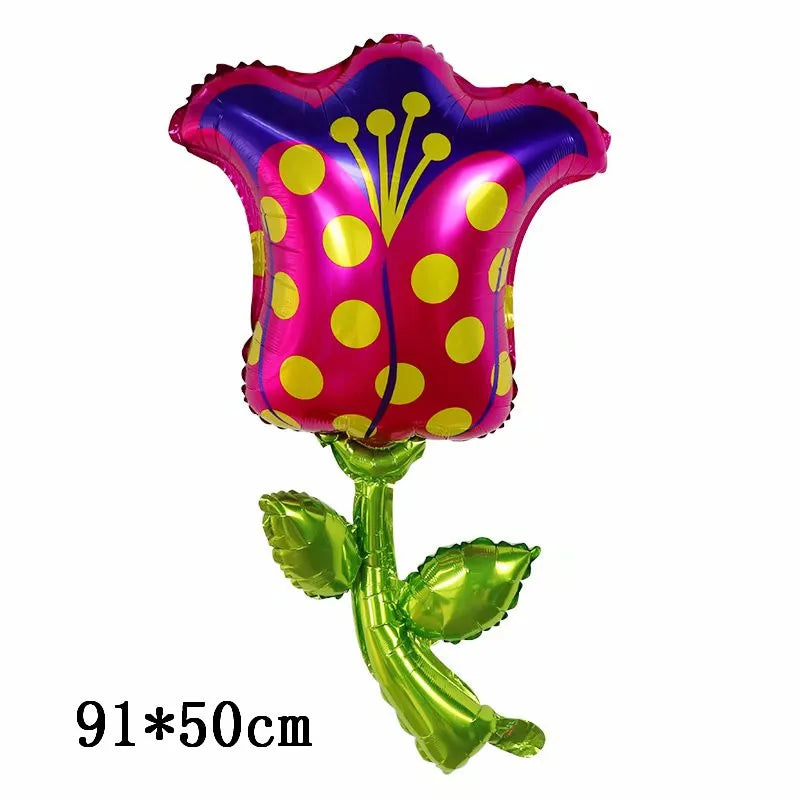 ラブハートベアホイルバルーン 誕生日・バレンタイン用