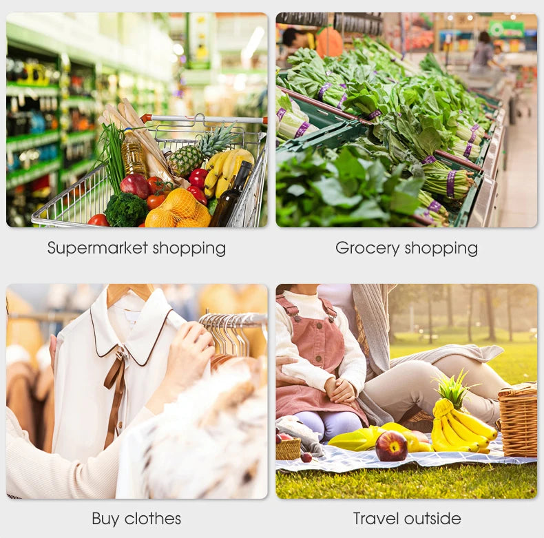 |ノベルティ用品 | コンパクト収納 プリントエコバッグ | 65cm×55c