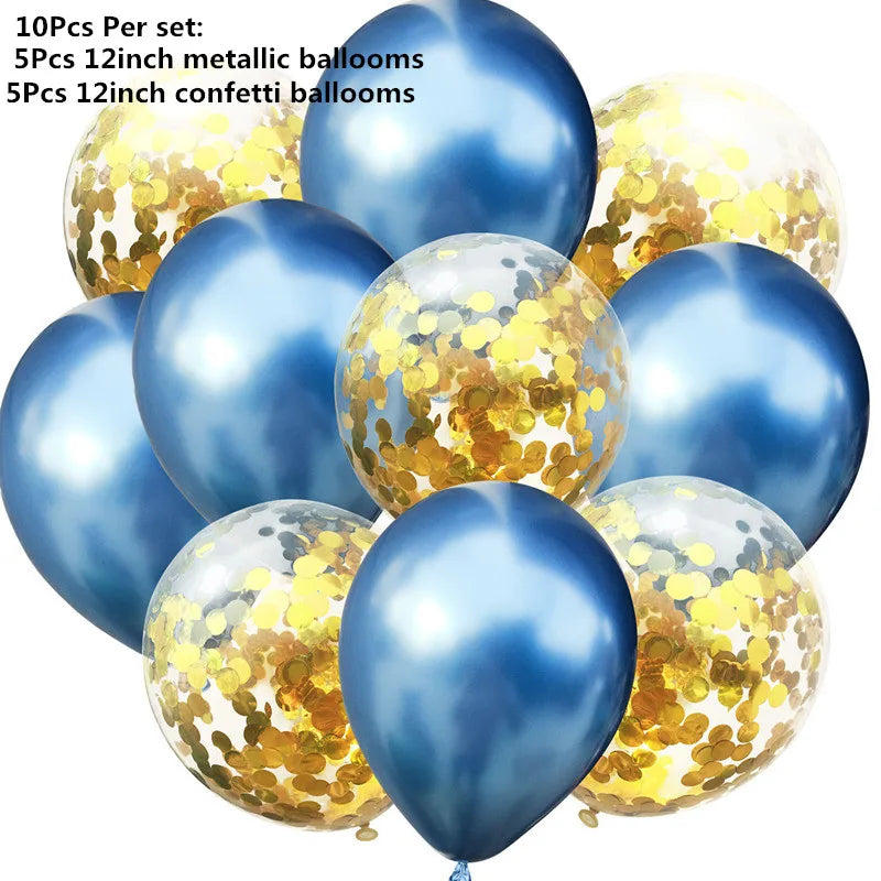 ミックスメタリックバルーンセット 10/14個