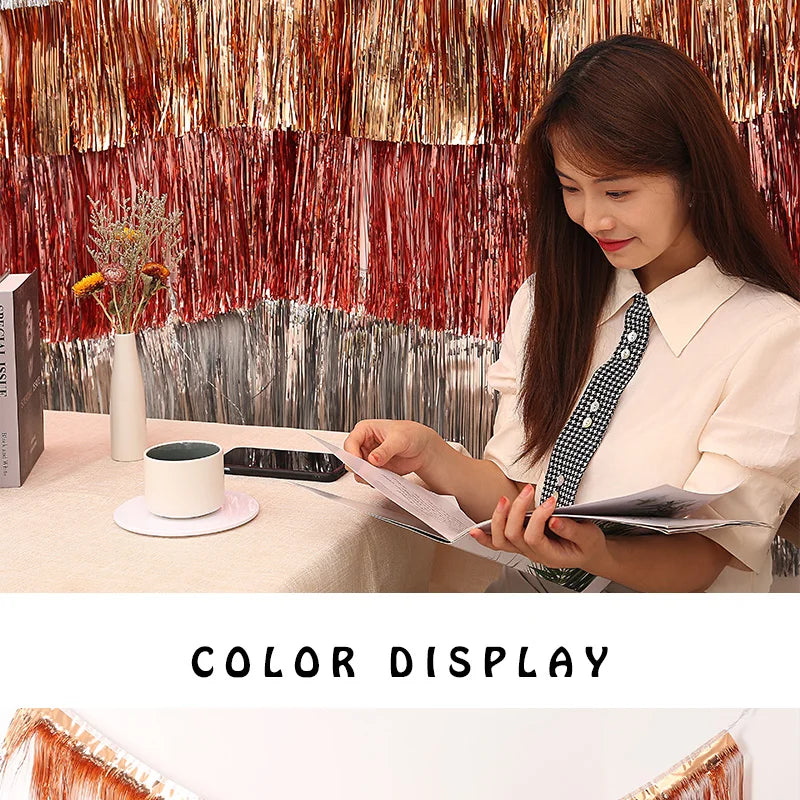 クリスマスガーランド|イベント・クリスマス装飾|プレミアムホイルガーランド2M 4層デコレーション