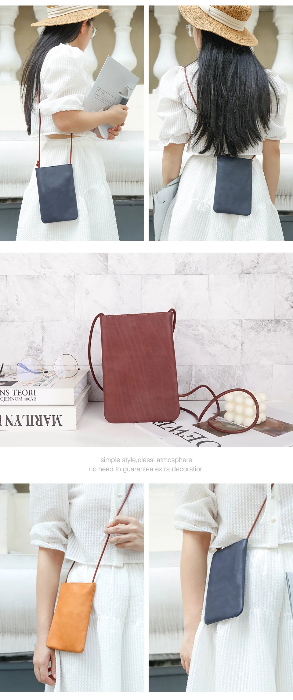 |イベント・ノベルティ用品 | 本革レディースショルダーバッグ |W13.8×H20.3×D1㎝