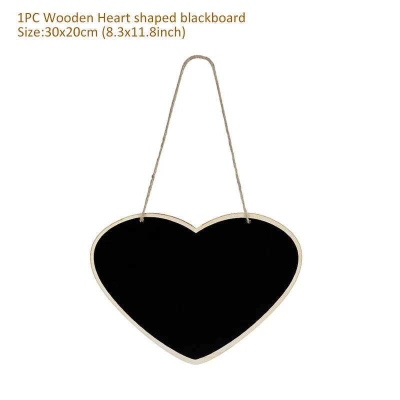 木製ミニ黒板 ウェディング・パーティーデコレーション
