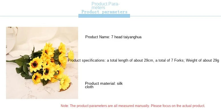 人工ひまわりブーケ・シルクフラワー・デイジー・DIY