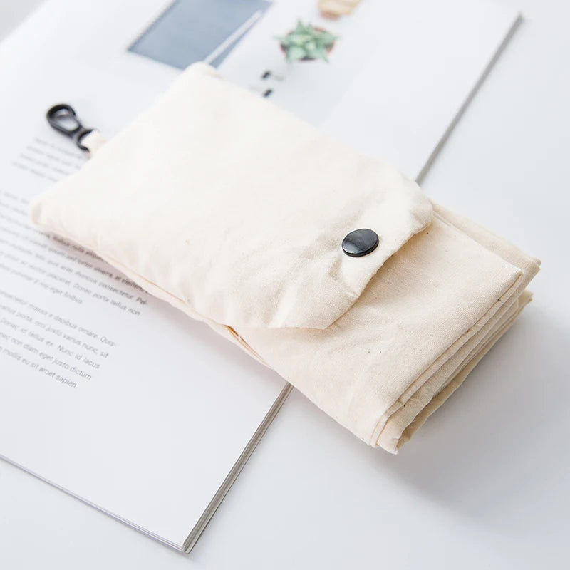 |ノベルティ用品 | 綿100%折りたたみエコバック | 35×52c