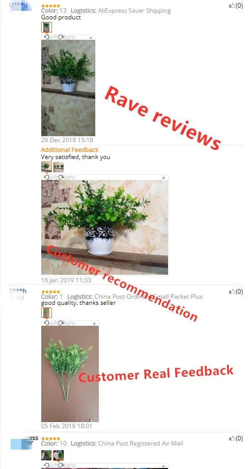 YO・CHO・人工プラスチック植物・家庭菜園装飾