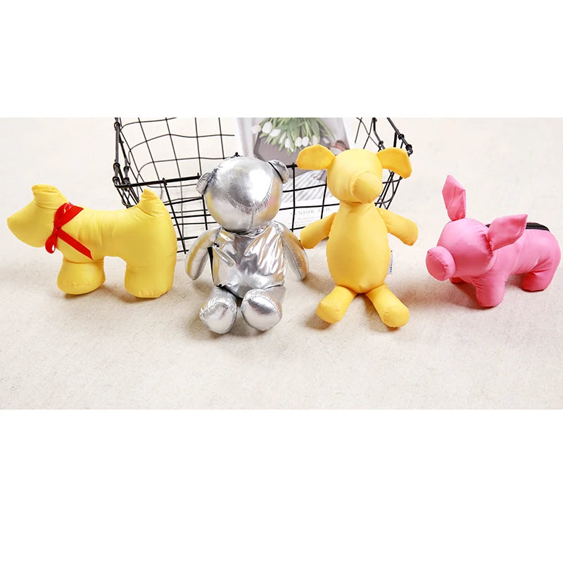 |ノベルティ用品 | 防水テディーベア型収納エコバッグ | 38x38c