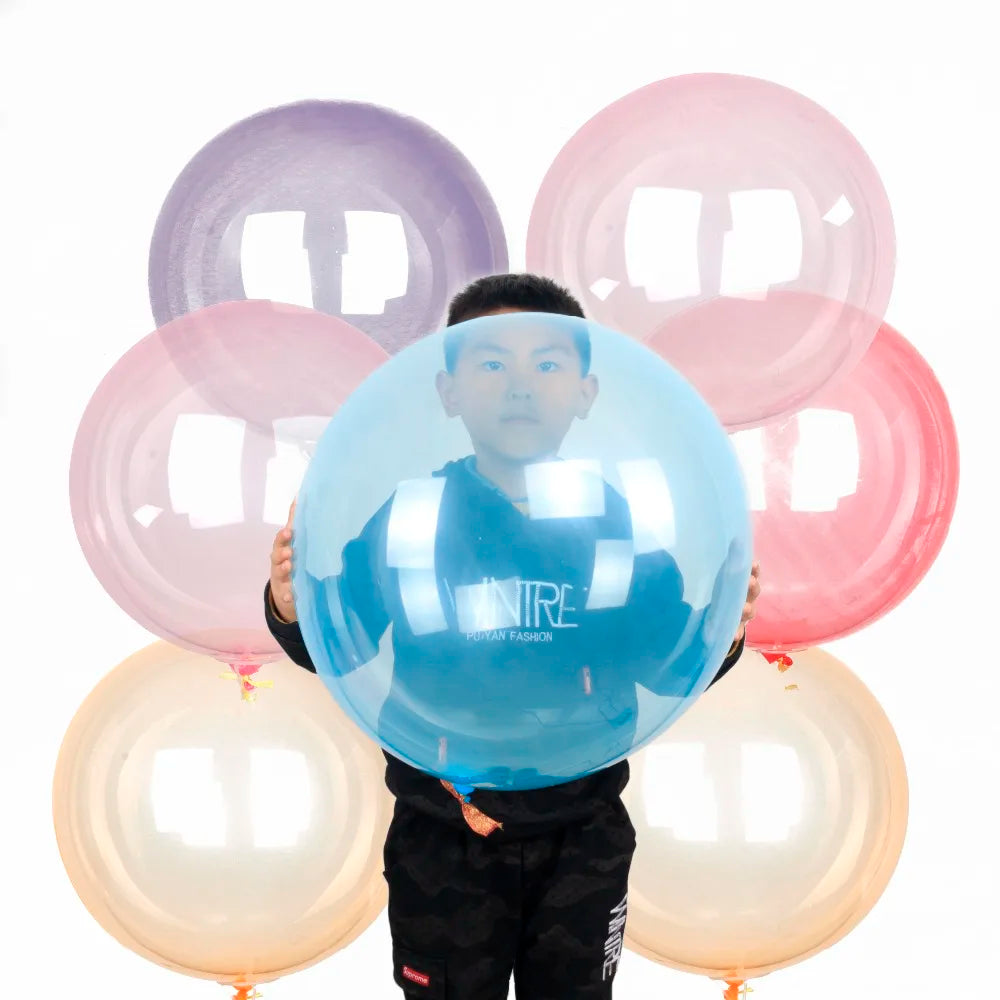 カラフルクリスタルバブルバルーン5個セット