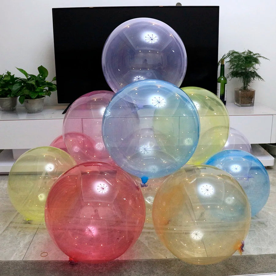 カラフルクリスタルバブルバルーン5個セット