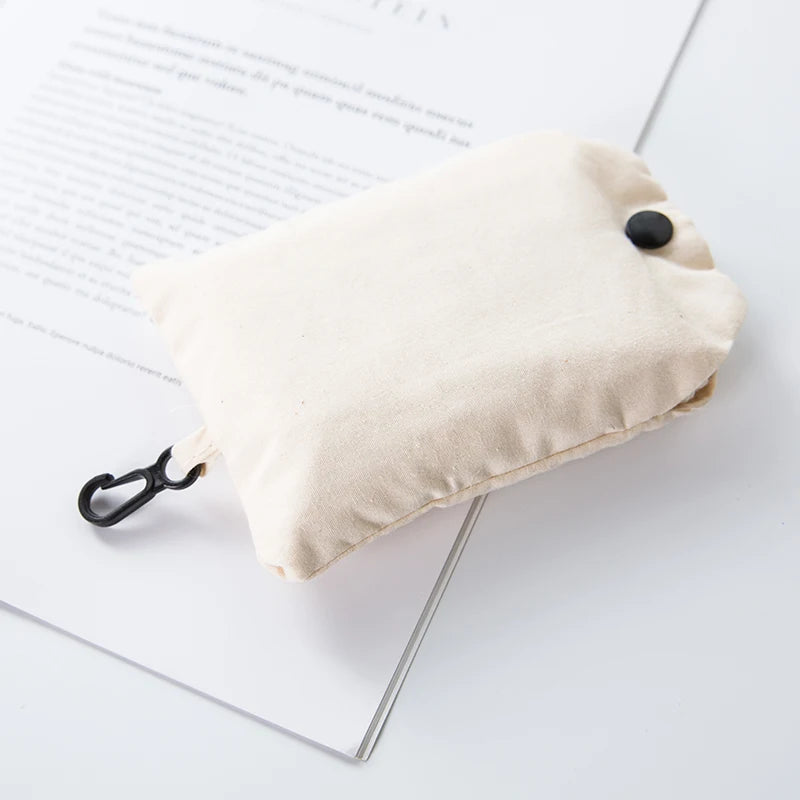 |ノベルティ用品 | 綿100%折りたたみエコバック | 35×52c