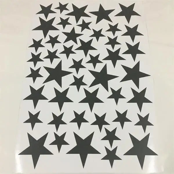 インテリア装飾用 室内装飾 星柄ステッカー 24pcs/45pcs カワイイ星形デザイン